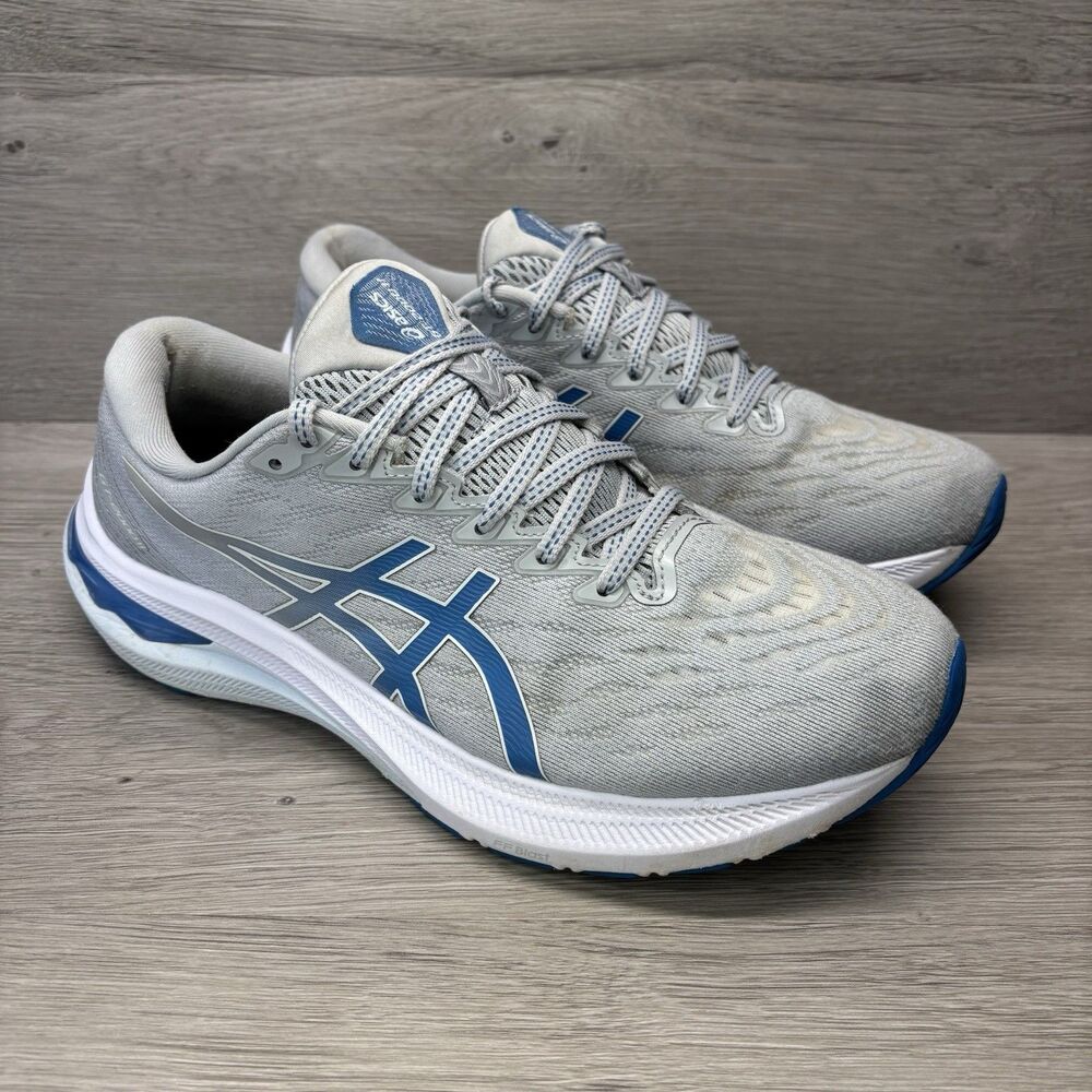 ASICS GT 2000 Gel Kayano Running Shoes Gray Blue Womens Size 10 Mesh Lite Truss